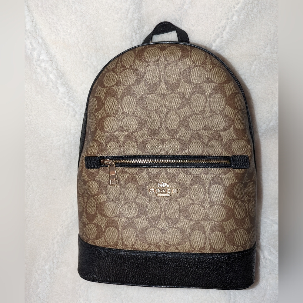 Coach Kenley Backpack In Signature Canvas & Leather K… Gem